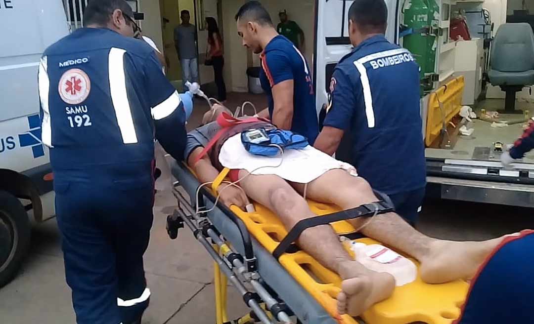 Possível vítima da guerra de facções leva três tiros e é hospitalizada em estado grave