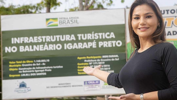 Jéssica Sales libera recurso que garante a revitalização do Igarapé Preto em Cruzeiro do Sul