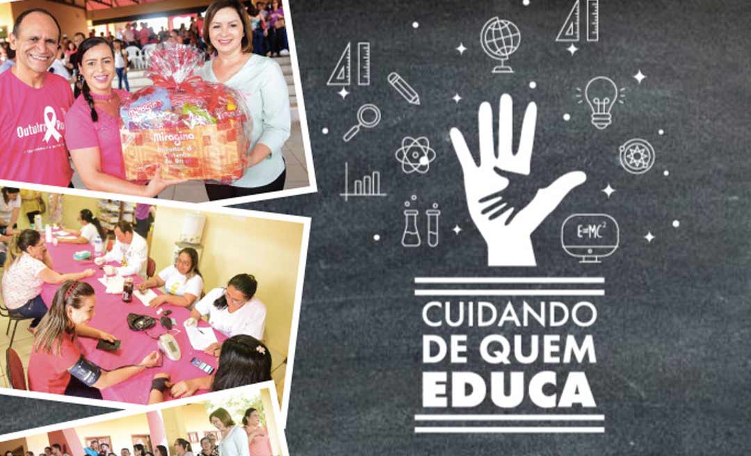 Prefeitura realiza edição do Cuidando de Quem Educa na Escola Chico Mendes nesta quinta