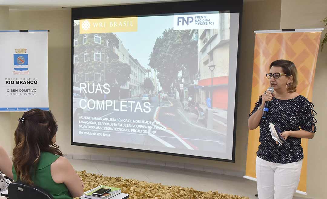 Socorro Neri traz para Rio Branco o conceito de Ruas Completas: mobilidade urbana inclusiva e segura