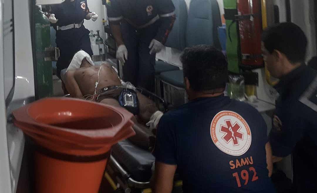 Em noite macabra, quadrilha deixa rastro de sangue em Rio Branco com três feridos, um estado gravíssimo