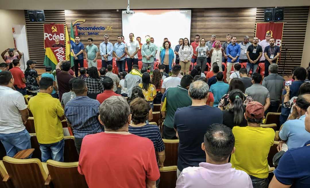 Militantes do PCdoB dizem em conferência que momento é de esperança e confirmam Eduardo Farias e Chagas Batista na presidência estadual