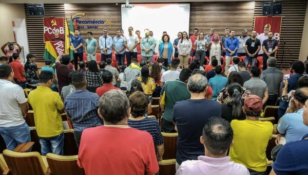 Militantes do PCdoB dizem em conferência que momento é de esperança e confirmam Eduardo Farias e Chagas Batista na presidência estadual