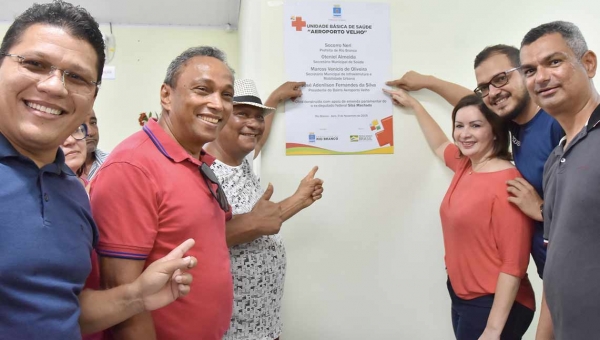 Prefeita Socorro Neri entrega Unidade de Saúde e garante 100% de cobertura em atenção básica na Baixada