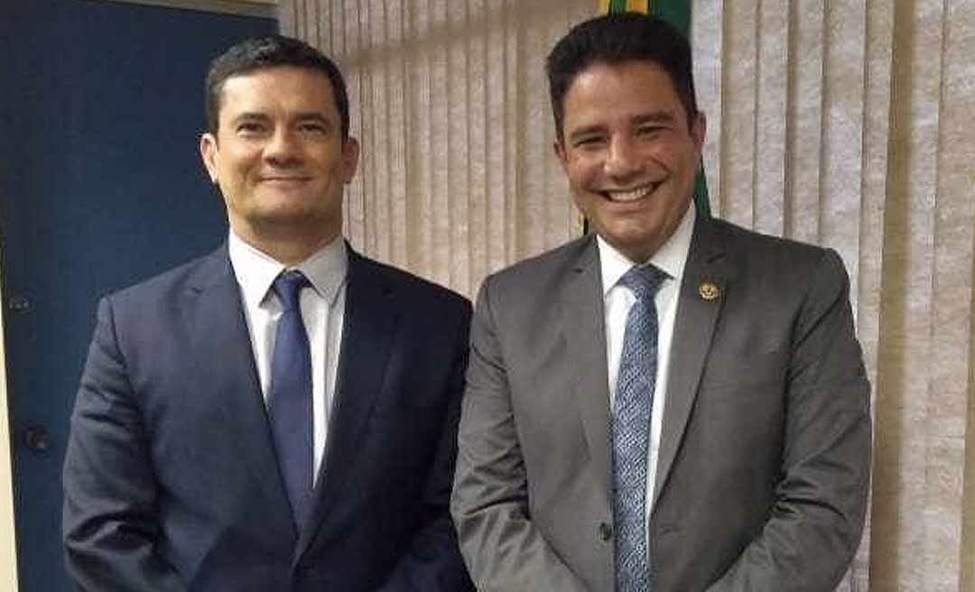 No Acre, ministro Sergio Moro será homenageado por Gladson Cameli