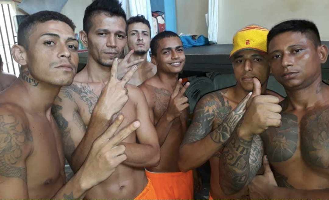 Detentos postam foto de dentro do presídio e são mandados para o isolamento