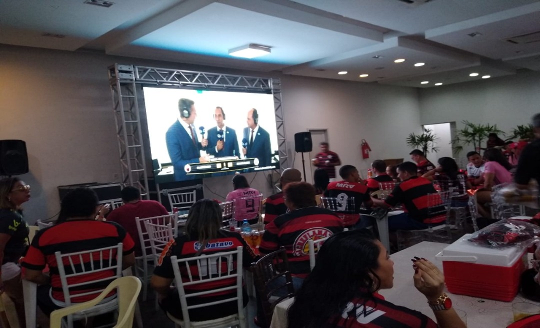 Cerca de 1, 5 mil flamenguistas são esperados no Afa Jardim para transmissão da final da Libertadores