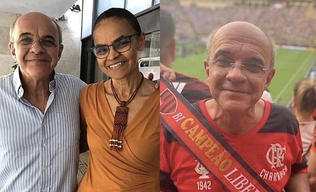 Marina Silva parabeniza Eduardo Bandeira, ex-presidente do Flamengo e seu aliado político, por título da Libertadores