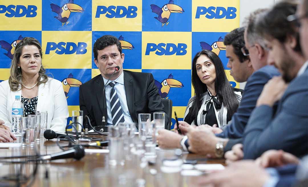 Mara Rocha participa de reunião do PSDB com Sergio Moro para discutir pacote anticrime