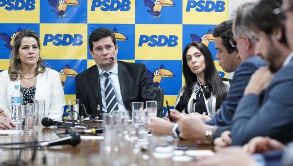 Mara Rocha participa de reunião do PSDB com Sergio Moro para discutir pacote anticrime