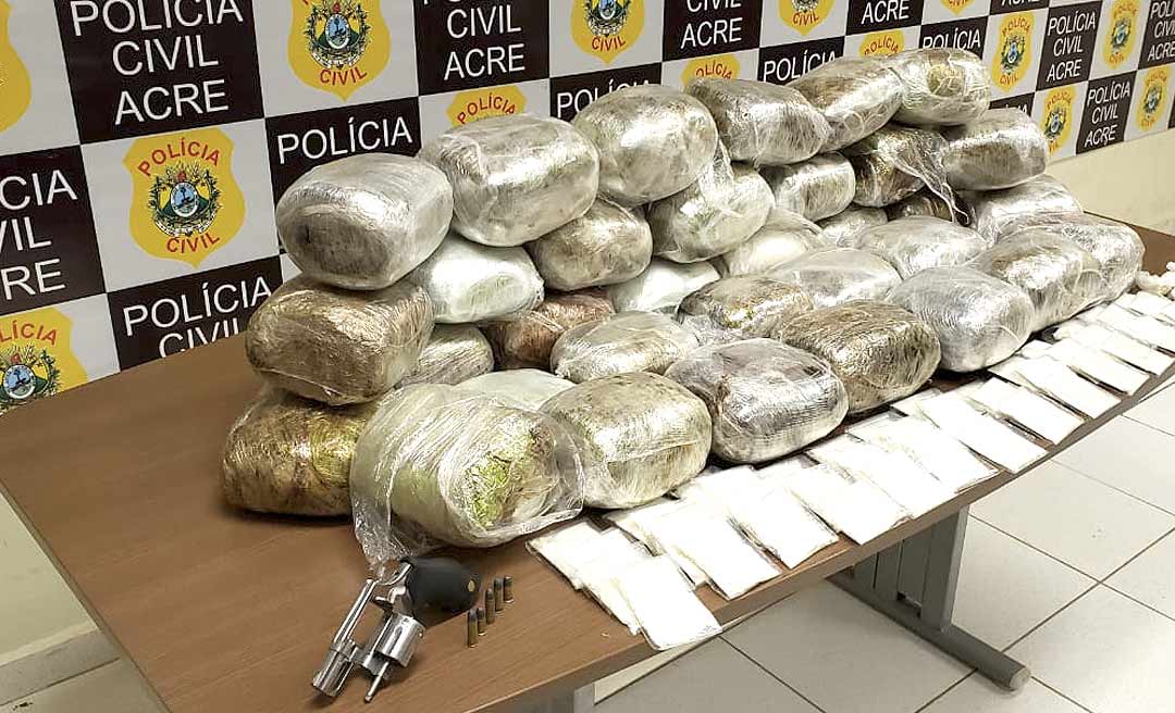 Polícia Civil do Acre realiza a maior apreensão de skank da história