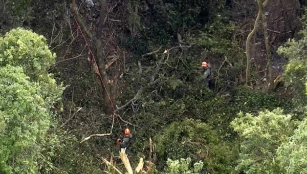 ‘Não foram localizados sobreviventes’ de queda de avião, dizem bombeiros