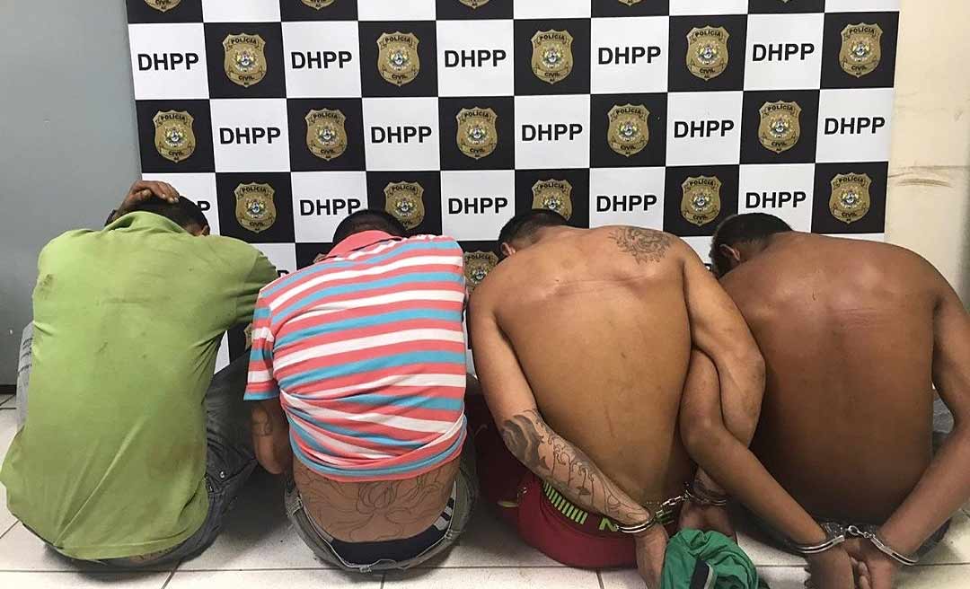 Quarteto é preso durante reunião de grupo criminoso no Universitário