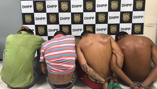 Quarteto é preso durante reunião de grupo criminoso no Universitário