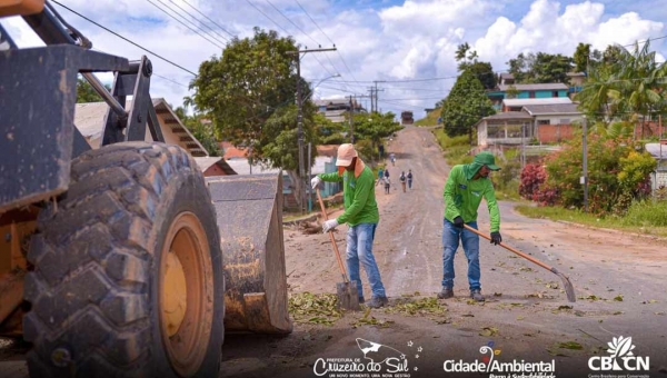 Prefeitura de Cruzeiro do Sul e CBCN intensificam ações de limpeza e coleta de entulhos