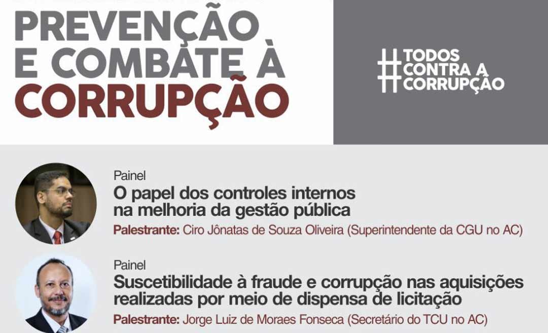 MPAC e parceiros promovem seminário de prevenção e combate à corrupção