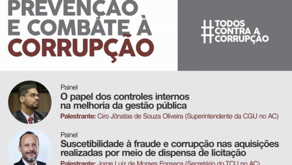 MPAC e parceiros promovem seminário de prevenção e combate à corrupção