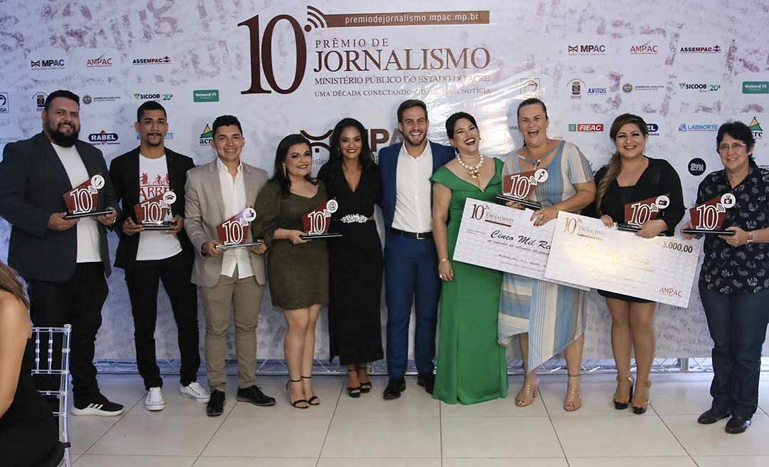 Prêmio de Jornalismo: MPAC homenageia e premia comunicação do Acre