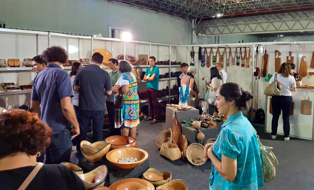 Artesanato acreano fatura cerca de R$ 160 mil e é líder em vendas na Expominas