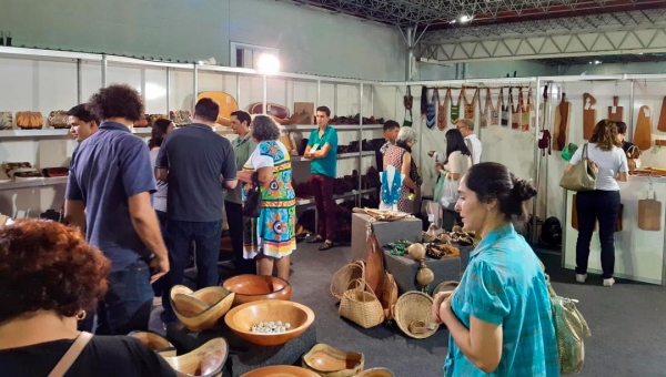 Artesanato acreano fatura cerca de R$ 160 mil e é líder em vendas na Expominas