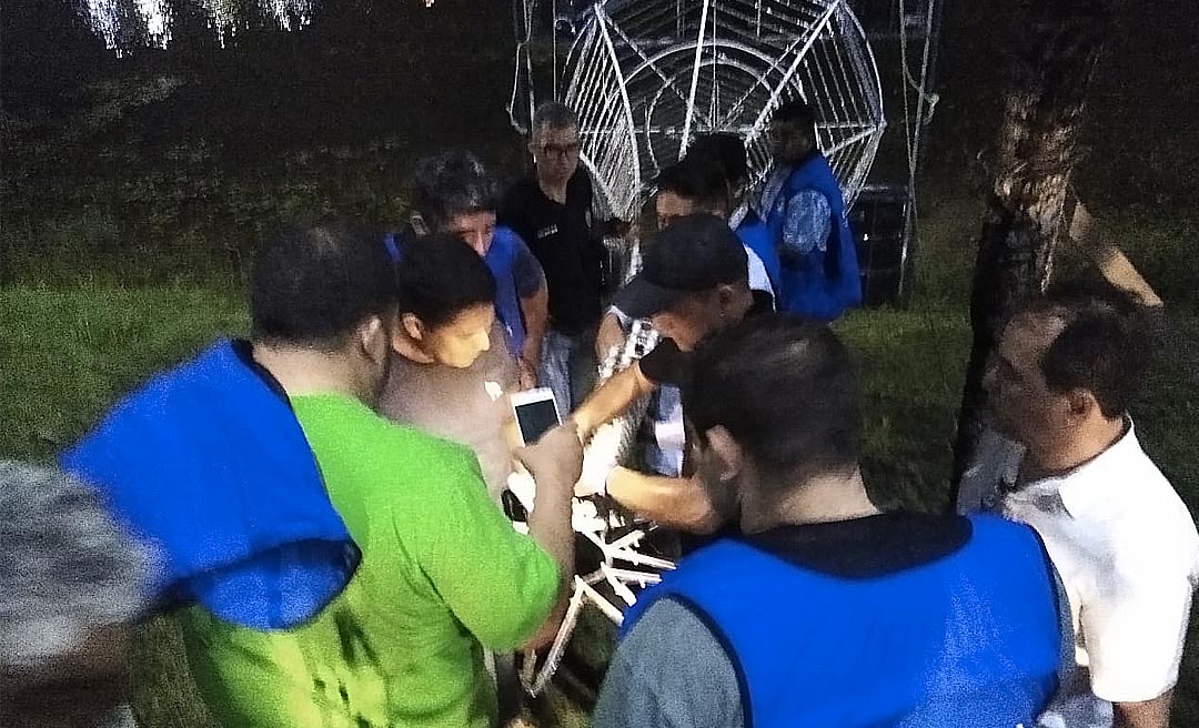 Reator queimado atrasa em uma hora inauguração da árvore de Natal do Lago do Amor