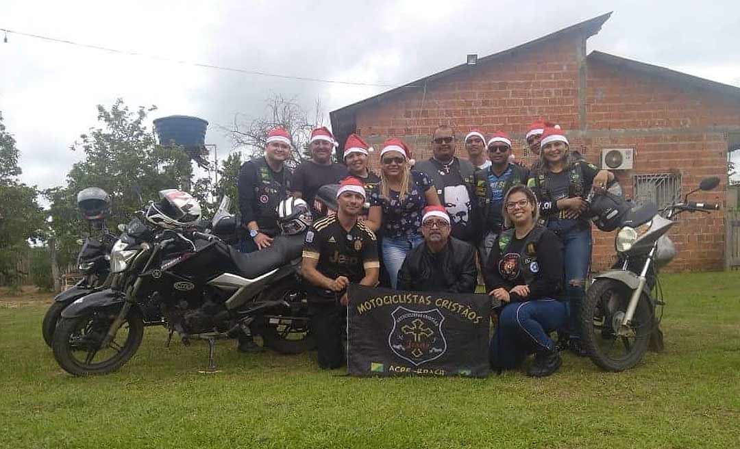 Projeto Motociclistas Unidos leva ação de Natal ao Benfica