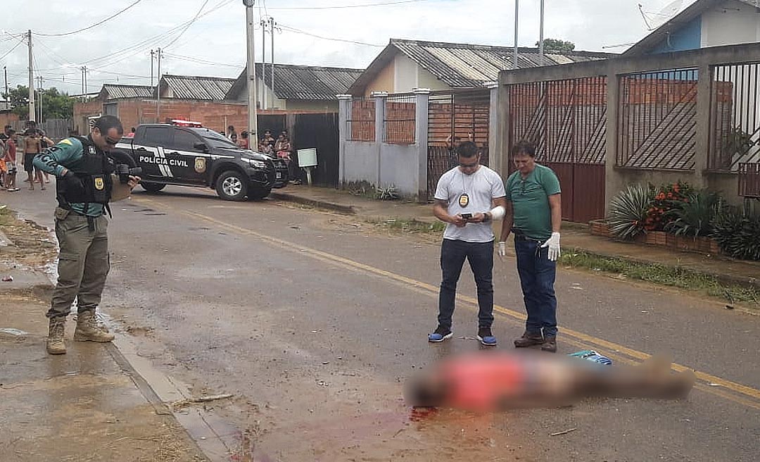 Ex-presidiário é morto quando caminhava em uma rua da Cidade do Povo, em Rio Branco