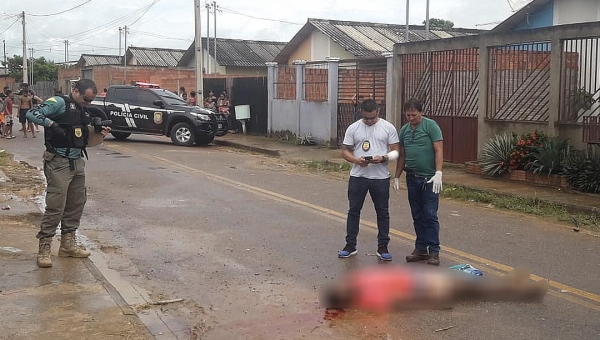 Ex-presidiário é morto quando caminhava em uma rua da Cidade do Povo, em Rio Branco