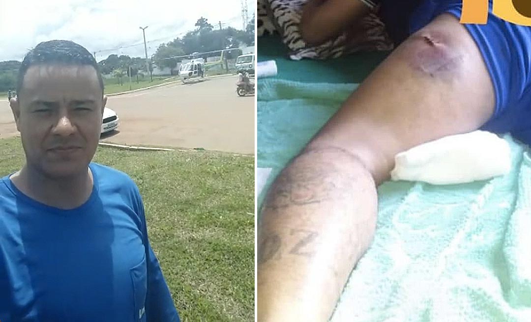 Homem filmava momento em que caminhão bateu em helicóptero do Estado e foi ferido por estilhaço