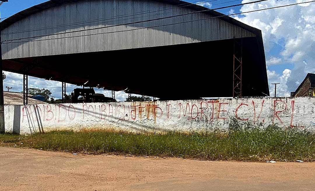 "Proibido roubar. Sujeito à morte", avisa facção em bairro de Rio Branco