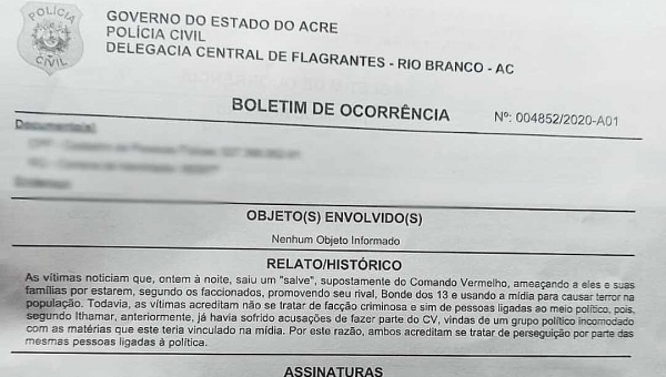 Jornalistas acreditam ser vítimas de ataques de entes da política e denunciam caso na Defla