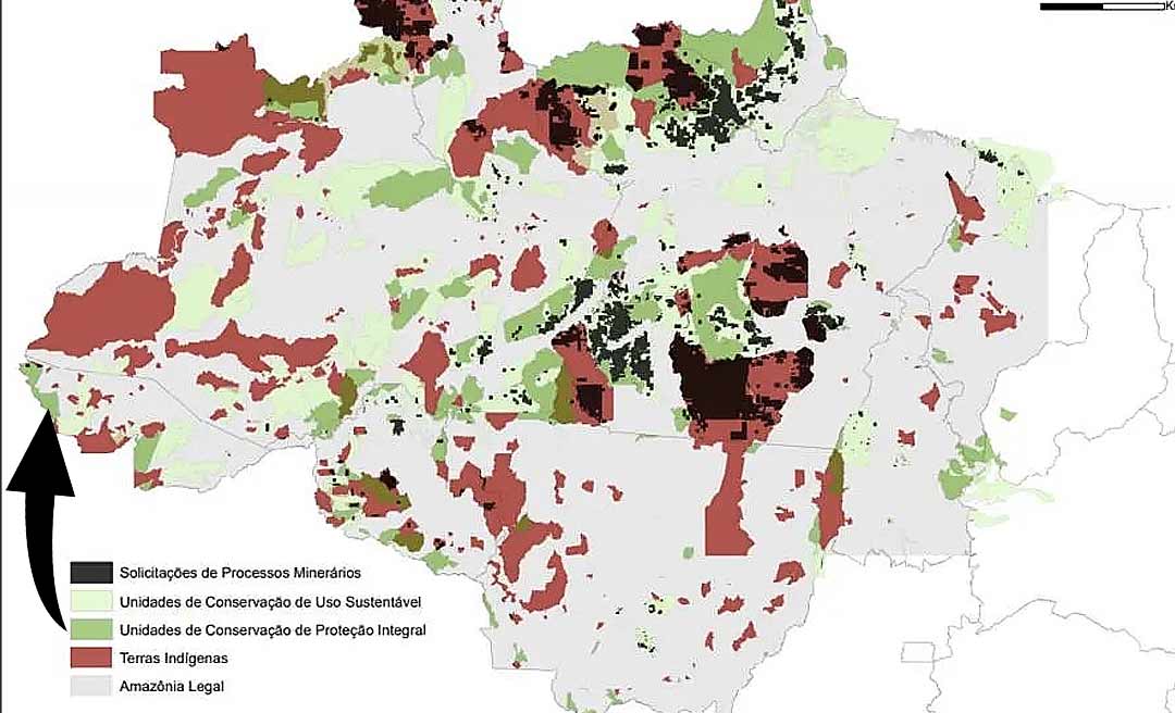 Acre entra na rota da exploração mineral em áreas protegidas, revela levantamento