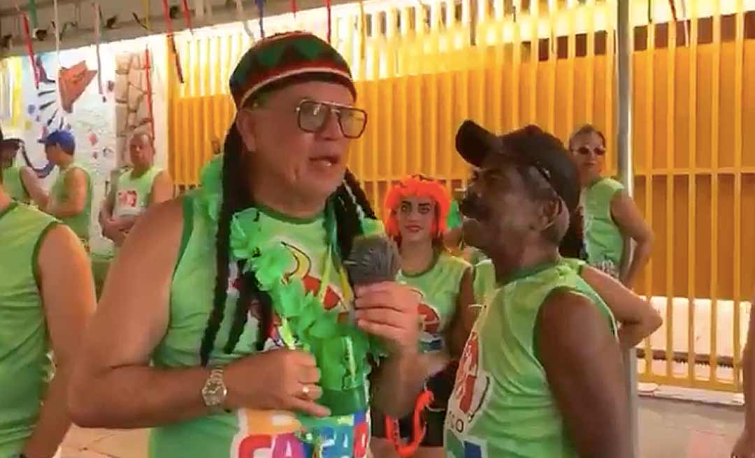 Militante que aparece em vídeo "mandando" Petecão "tomar no c..." no Carnaval diz que senador é seu amigo