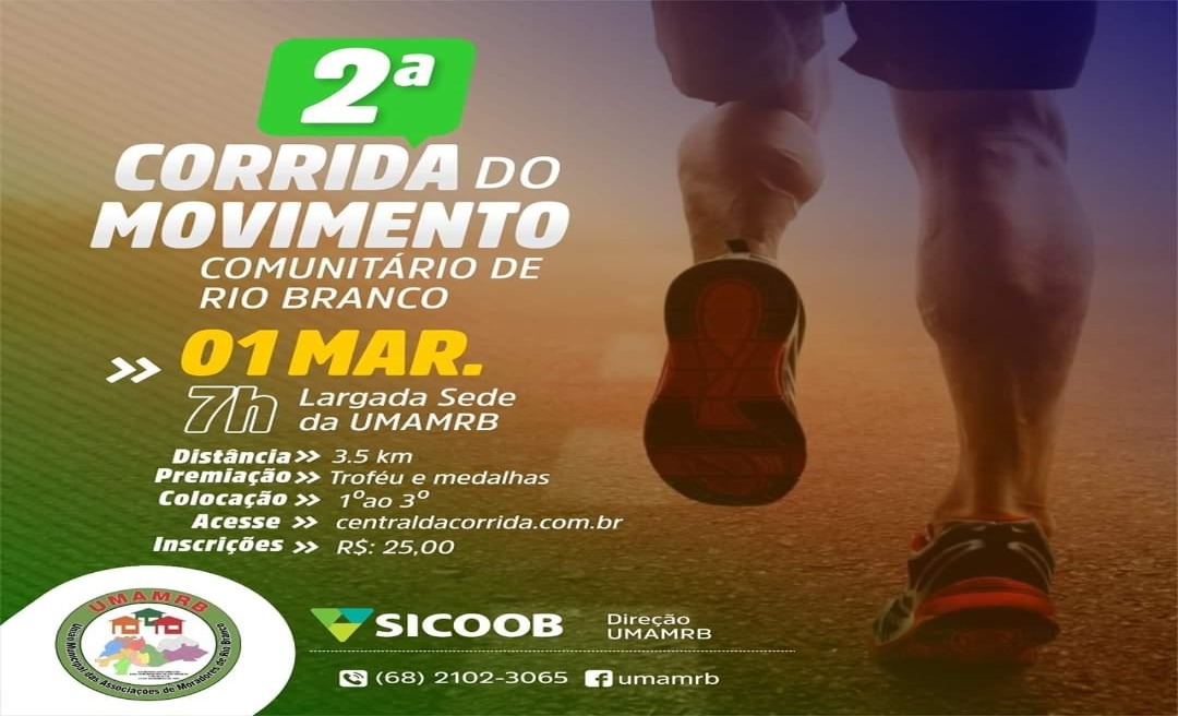 Umamrb promove neste domingo corrida com mais de 150 participantes 