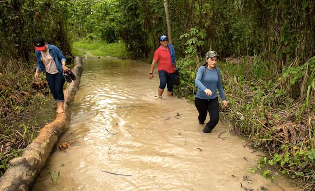 Jéssica Sales percorre 10 comunidades ribeirinhas no final de semana no Vale do Juruá