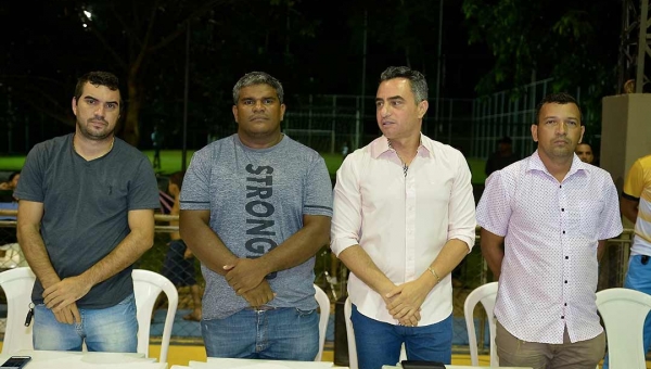 Prefeito André Maia da início a primeira Copa Gospel em Senador Guiomard com apoio do Sesc