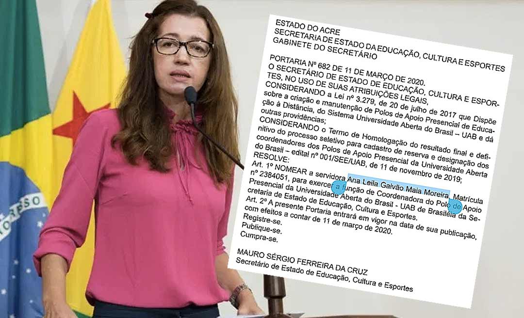 Leila Galvão é nomeada no governo Gladson e enterra sonho dos emedebistas de disputar Prefeitura de Brasileia