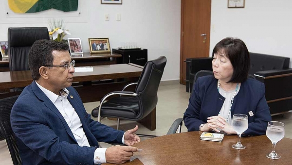 Deputado estadual Luiz Gonzaga recebe cônsul do Japão na Assembleia Legislativa