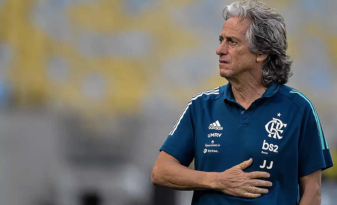 Jorge Jesus testa positivo para coronavírus; técnico do Flamengo aguarda resultado da contraprova