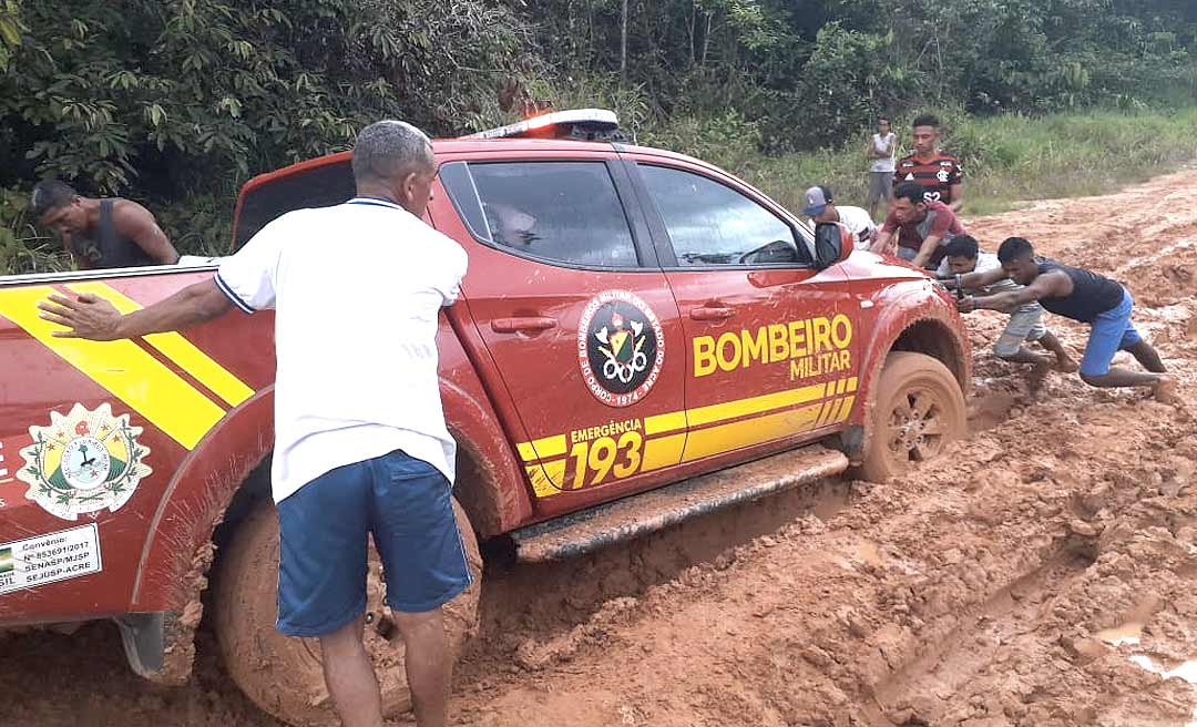 Idoso que sofreu AVC em área isolada é socorrido pelos bombeiros