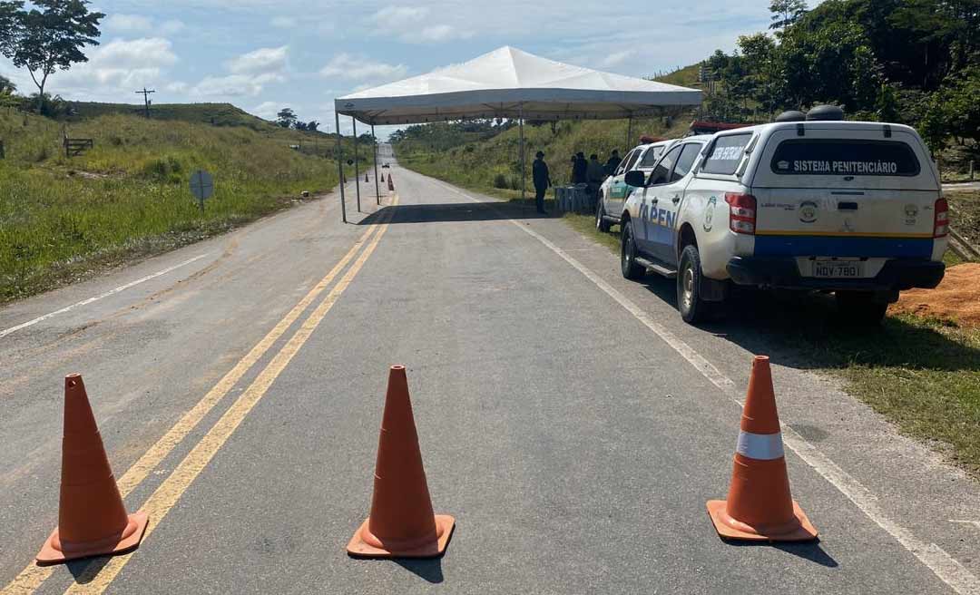 Tarauacá monta barreira sanitária na BR-364 para conter a Covid-19