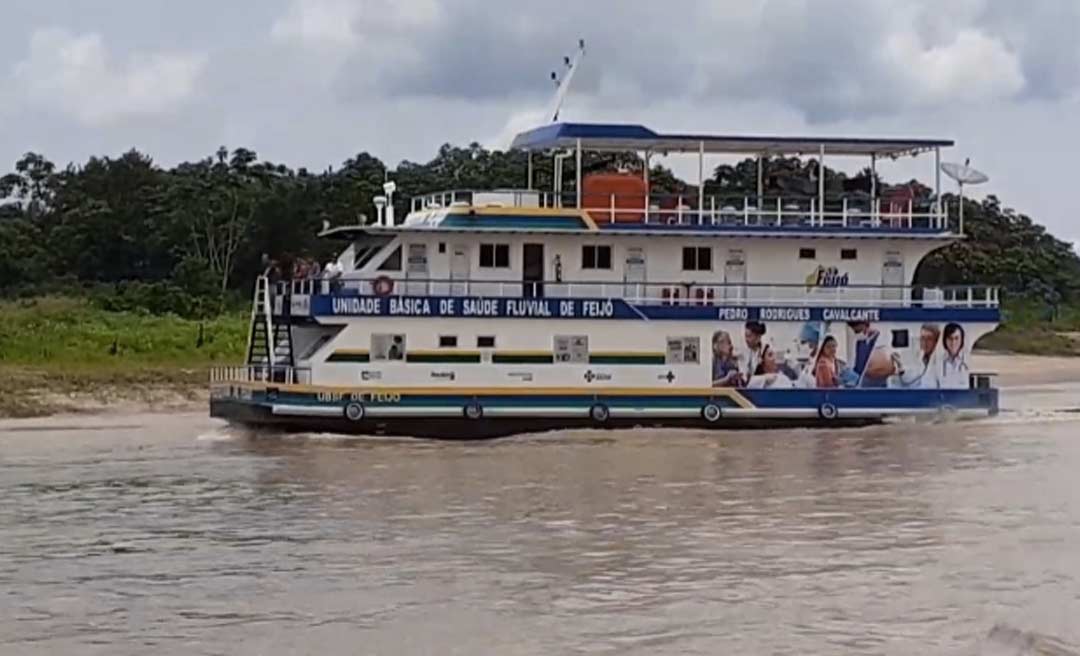 Feijó recebe Unidade de Saúde Fluvial que vai atender comunidades ribeirinhas