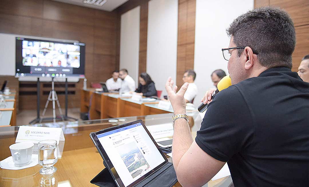 Governador Gladson Cameli participa de reunião estratégica do Conselho da Amazônia Legal