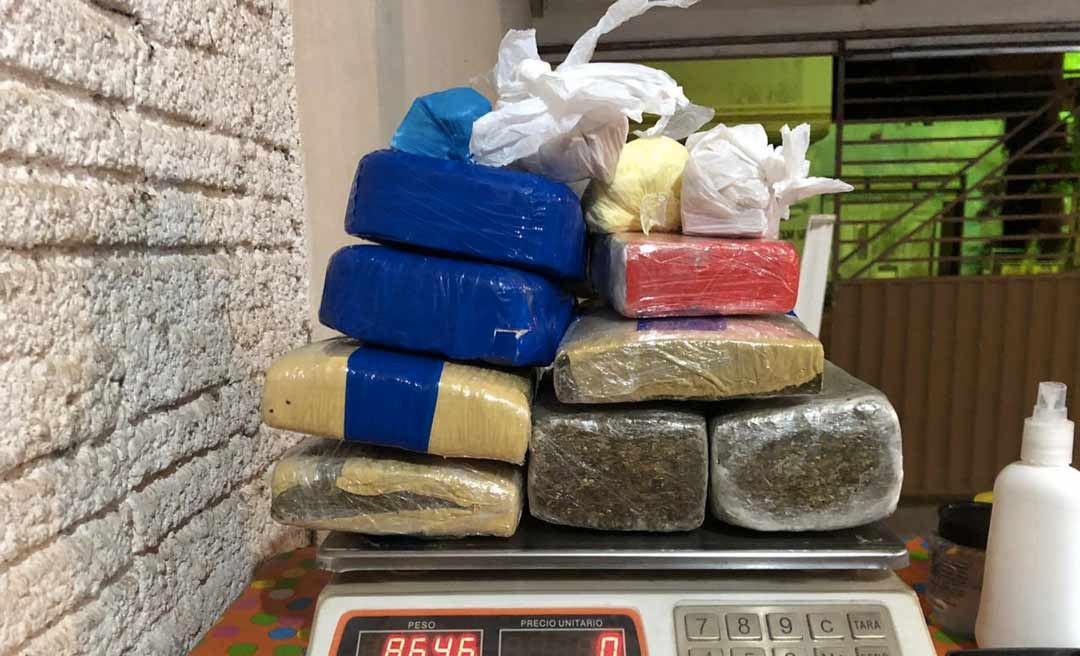 Adolescente é flagrado com carregamento de mais de 8kg de drogas no interior do Acre