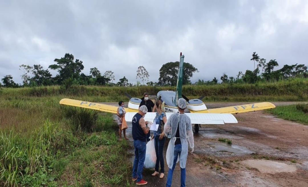 Harpia 2 é utilizado para entrega de EPIs e medicamentos em Marechal Thaumaturgo e Porto Walter