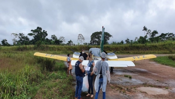 Harpia 2 é utilizado para entrega de EPIs e medicamentos em Marechal Thaumaturgo e Porto Walter