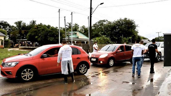 MPAC recomenda que taxistas e condutores autônomos respeitem barreira sanitária em Mâncio Lima