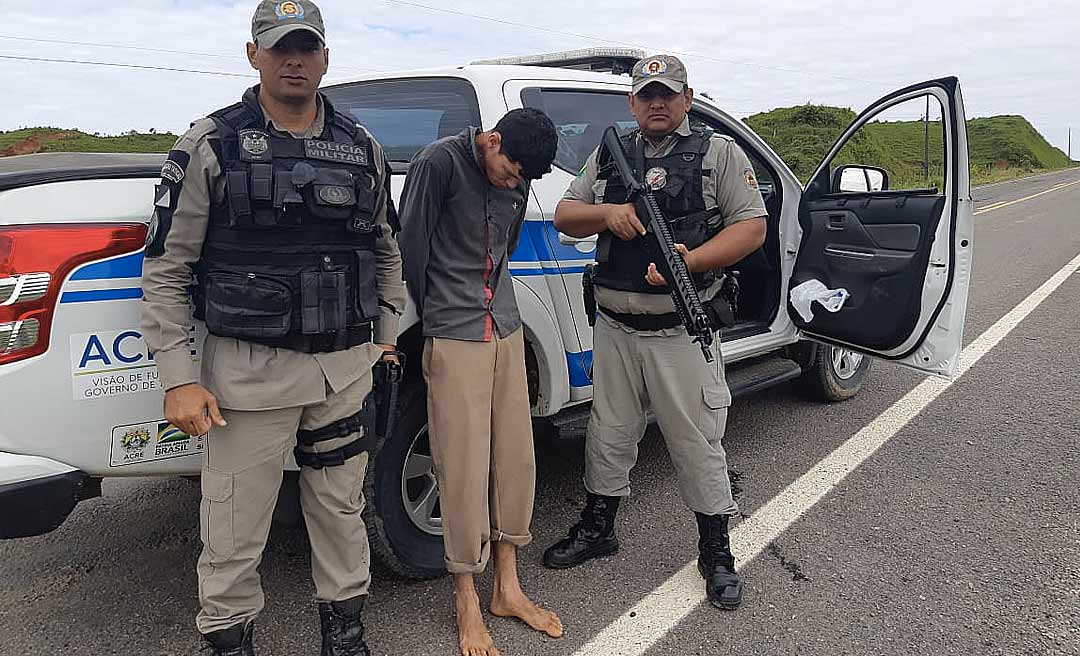 Polícia prende acusado de matar a esposa na frente do filho de um ano no interior do Acre