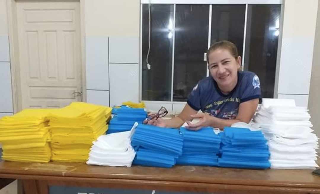 Assembleia de Deus em Sena Madureira vai doar cinco mil máscaras produzidas por costureiras da igreja