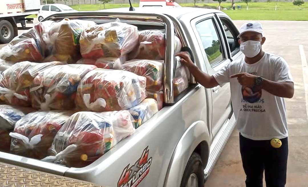 Projeto apoiado pelo TJAC realiza mais doações de cestas básicas durante pandemia